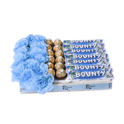 The Blue Rose & Ferrero Rocher Box