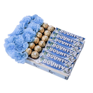 The Blue Rose & Ferrero Rocher Box