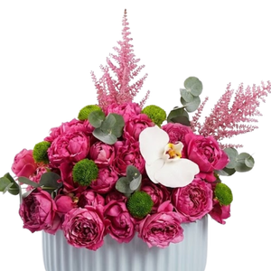 Vivid Magenta Floral Arrangement with Phalaenopsis