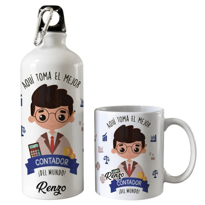 Personalized  bottle mug