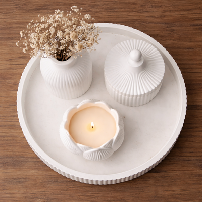 Pure Harmony – White  Décor Tray Set