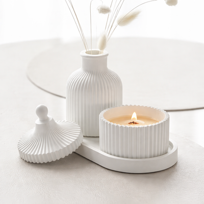 Serene Ridge – White Tray Set