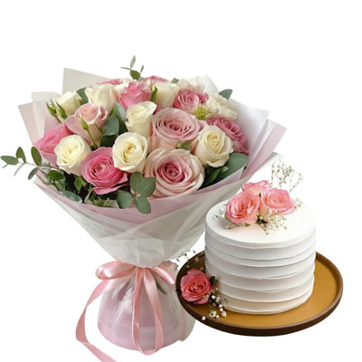 The Rosy Elegance & Cream Hamper