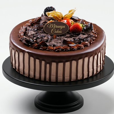 Real chocolate cake