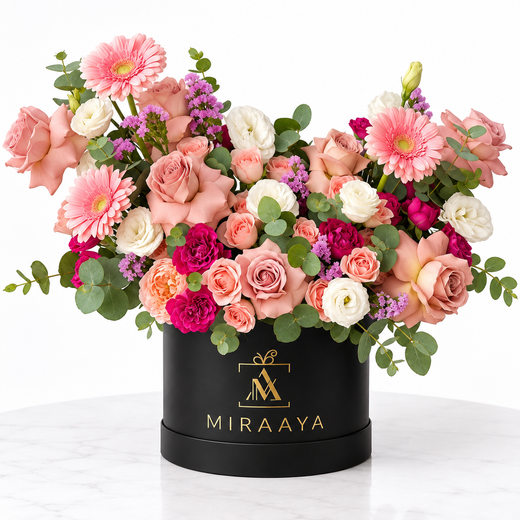 Blush Romance Luxury Flower Box