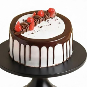 Two-Tone Chocolate Drip Cake