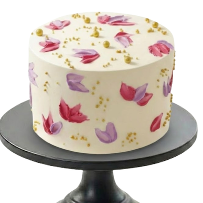 Pastel Fantasy Wave Cake