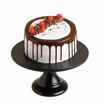 Two-Tone Chocolate Drip Cake