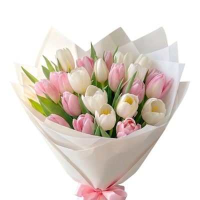 Simply Pink & White Wrap