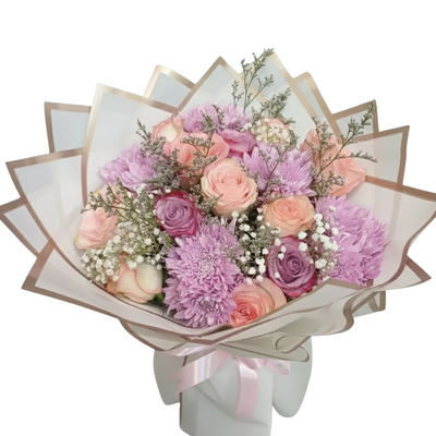 Lavender Kiss & Rose Gold Bouquet