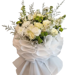 Cloud Nine White & Green Bouquet