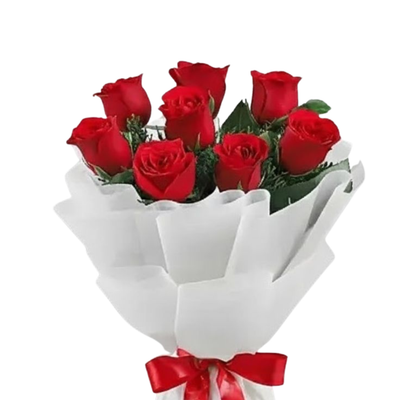 The Everlasting Love Red Rose Bouquet