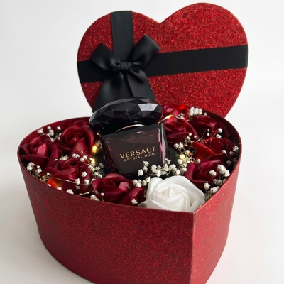 Midnight Bloom Heart Box