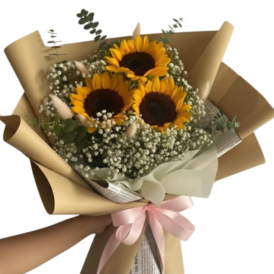 Rustic Golden Sunflower Bunch