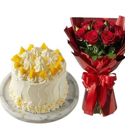 Mango Cake & Red Rose Shimmer Combo