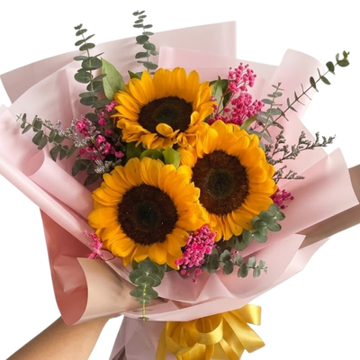 Blushing Sunshine & Gold Trio