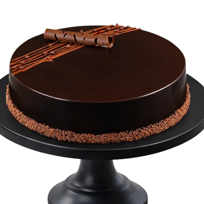 Ultimate Dark Chocolate Truffle Cake