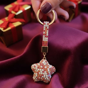 Crystal Star Keychain