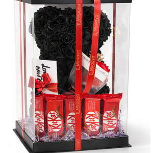 Love Teddy Chocolate Box black