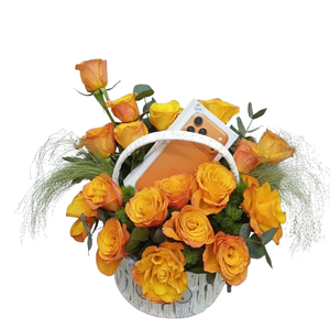 Sunset Citrus Surprise Basket