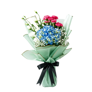 Ocean Bloom – Mixed Flower Harmony Bouquet