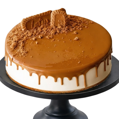 Spiced Biscoff Drip Cake