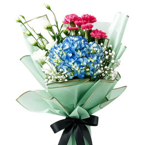 Ocean Bloom – Mixed Flower Harmony Bouquet