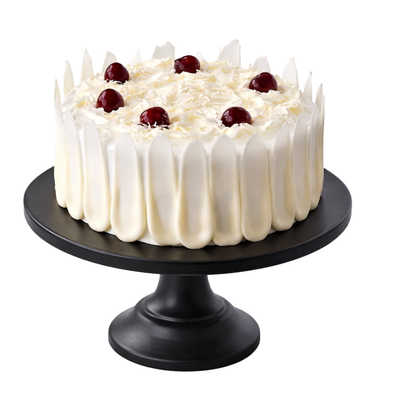White Elegance Cherry Cake