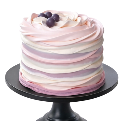 Pastel Wave Serenity Cake