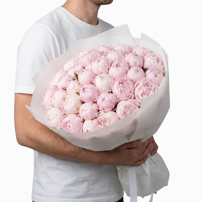 Porcelain Pink Peony Gift Bouquet