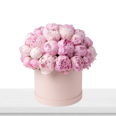 The Blush Peony Hat Box