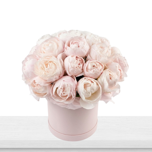 Dreamy Blush Peony Hat Box