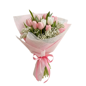 Pink & White Tulip Breeze