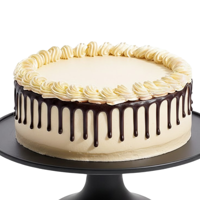 Classic Vanilla Drip Cake