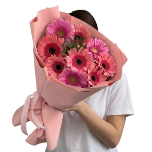 Dual-Tone Pink Gerbera Bouquet
