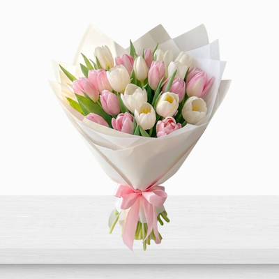 Simply Pink & White Wrap