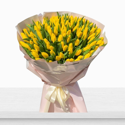 Sunny Rays Tulip Bouquet