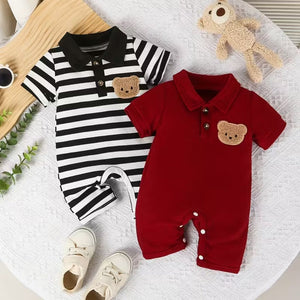 POLO Bear Romper 2pcs