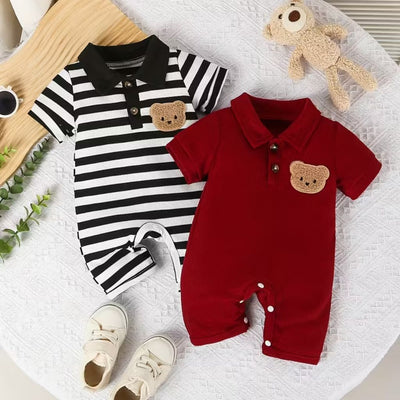 POLO Bear Romper 2pcs