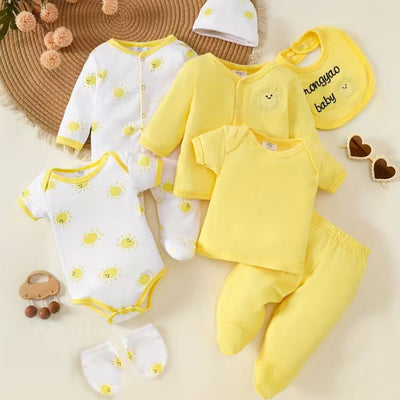 Sunshine Yellow Layette Set