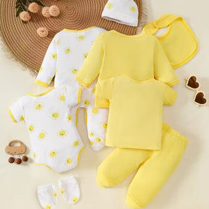 Sunshine Yellow Layette Set