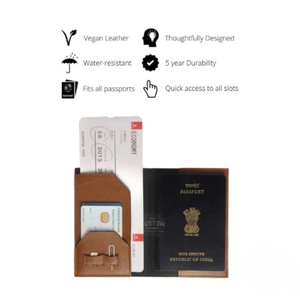 Mr & Mrs Personalised Passport Cover