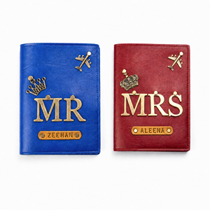 Mr & Mrs Personalised Passport Cover