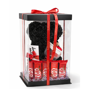 Love Teddy Chocolate Box black