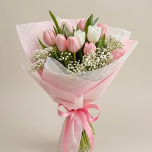 Pink & White Tulip Breeze
