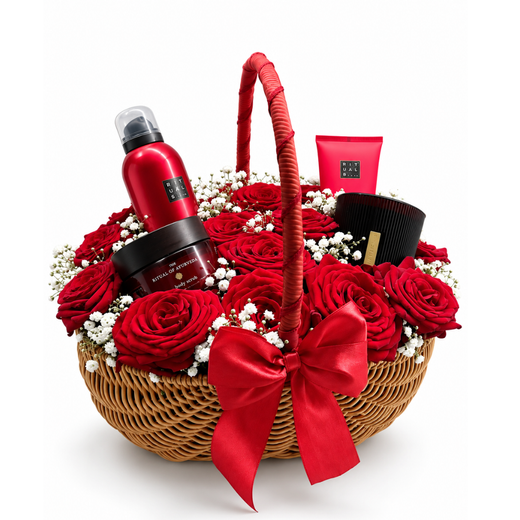 The Ritual of Ayurveda Rose Luxury Gift Basket
