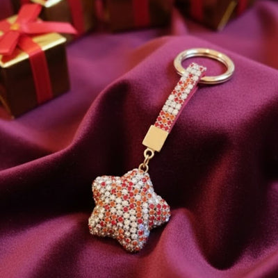 Crystal Star Keychain