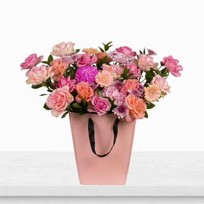 The "Rosy Chic" Flower Bag