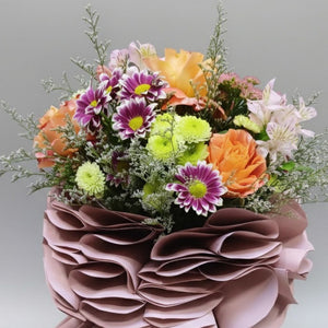 The Vibrant Papaya Sunset Bouquet