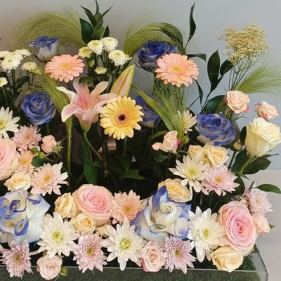 Seaside Pastel Dream Tray Arrangement
